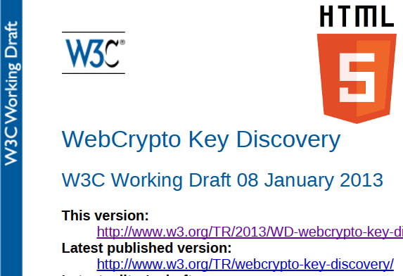 HTML5 WebCrypto za sada nije adekvatna alternativa